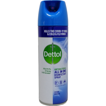 DETTOL DISINFECTANT SPRAY 450ML - CRISP BREEZE