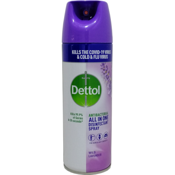 DETTOL DISINFECTANT SPRAY 450ML - WILD LAVENDER