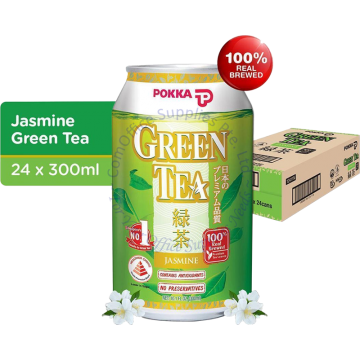 POKKA CAN DRINKS (300MLx24s) - JASMINE GREEN TEA