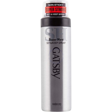 GATSBY SET & KEEP SPRAY 180G - SUPER HARD