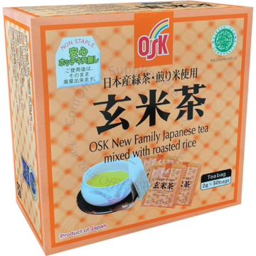 OSK JAPANESE MIXED W/ROASTED RICE TEA BAGS 50s