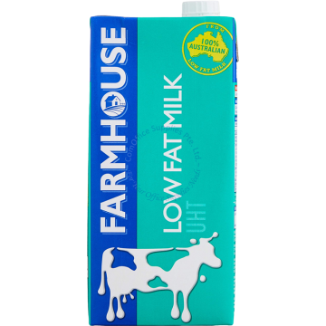 FARMHOUSE UHT MILK 1L - LOW FAT