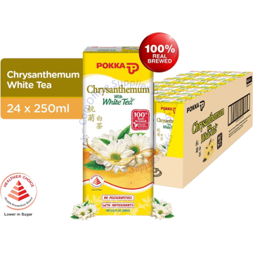 POKKA PACKET DRINKS (250MLx24s) - CHRYSANTHEMUM WHITE TEA