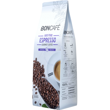 BONCAFE WHOLE BEAN COFFEE 200G - ESPRESSO