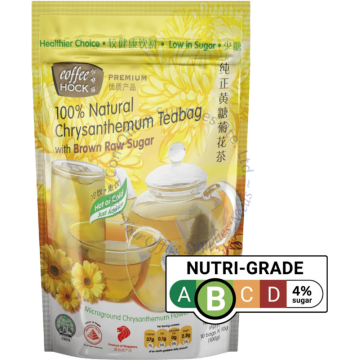COFFEEHOCK 100% NATURAL CHRYSANTHEMUM TEABAG W/BROWN SUGAR (10Gx10s)
