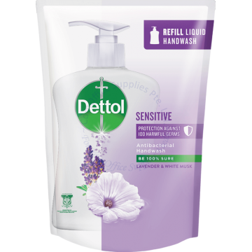 DETTOL ANTI-BACTERIAL HAND SOAP REFILL 225ML - SENSITIVE