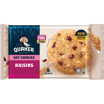 QUAKERS OATS COOKIES (27Gx6s) - RAISINS