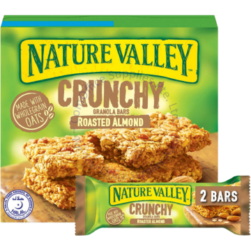 NATURE VALLEY CRUNCHY GRANOLA BARS 210G (5s) - ROASTED ALMOND