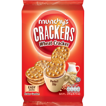 MUNCHY'S CRACKERS - WHEAT CRACKER 276G