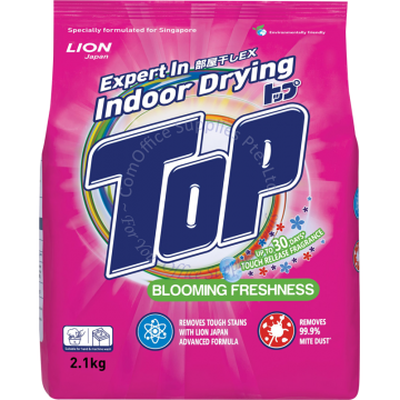 TOP DETERGENT POWDER 2.1KG - BLOMMING FRESHNESS