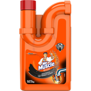 MR. MUSCLE SINK & DRAIN DECLOGGER 500ML