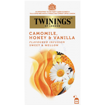 TWININGS TEABAGS (1.5Gx25s) - CAMOMILE, HONEY & VANILLA