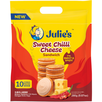 JULIE'S SANDWICH 280G - SWEET CHILLI CHEESE (10s)