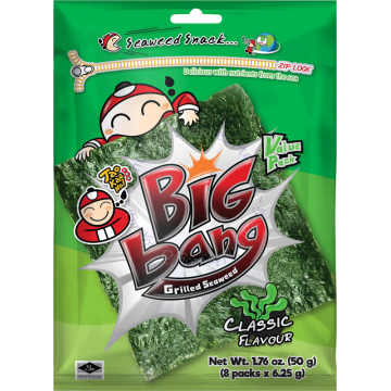 TAO KAE NOI BIG BANG GRILLED SEAWEED 50G - CLASSIC