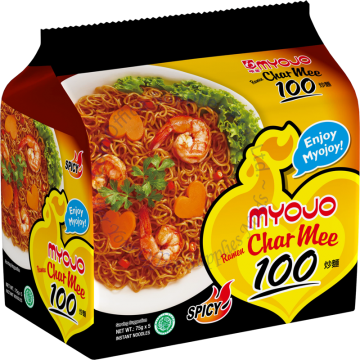 MYOJO INSTANT NOODLES (75Gx5s) - RAMEN CHAR MEE