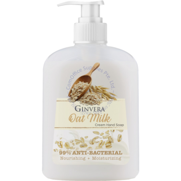 GINVERA ANTI-BACTERIAL GEL HAND SOAP 500ML - OAT MILK