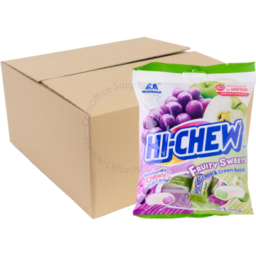 HI-CHEW CANDY (100Gx18s) - GRAPE & GREEN APPLE