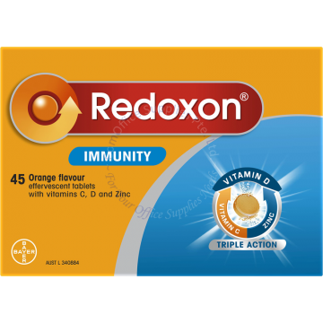 REDOXON TRIPLE ACTION EFFERVESCENT TABLETS 45s - ORANGE