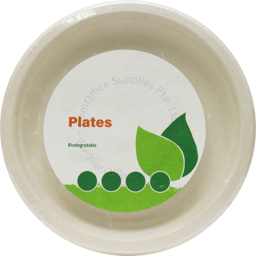 DISPOSABLE ECO BIO PLASTIC PLATE 6" (50s)