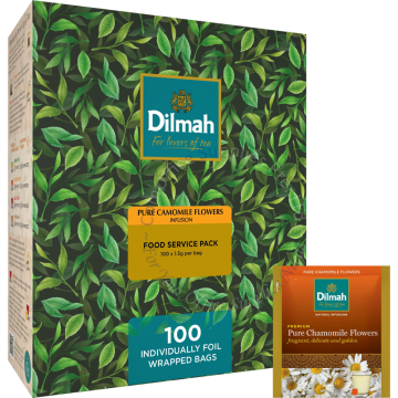 DILMAH PREMIUM ENVELOPED TEA BAGS (1.5Gx100s) - CAMOMILE