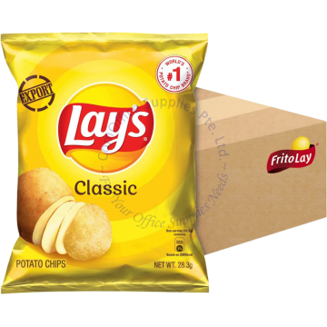 LAY'S POTATO CHIPS (28.3Gx50s) - CLASSIC