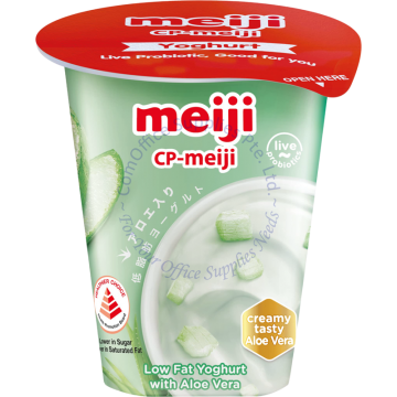 MEIJI LOW FAT YOGHURT 135G - ALOE VERA