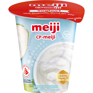 MEIJI LOW FAT YOGHURT 135G - NATA DE COCO