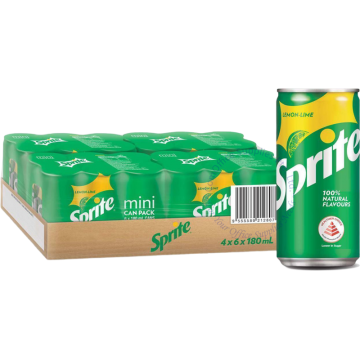 SPRITE MINI CAN DRINKS (180MLx24s)