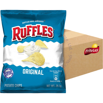 RUFFLES POTATO CHIPS (28.3Gx50s) - ORIGINAL
