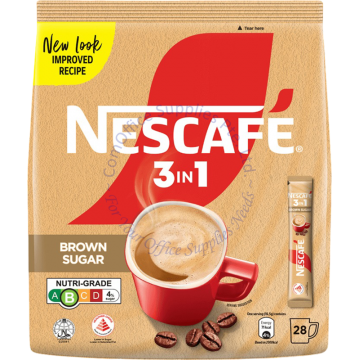NESCAFE INSTANT COFFEE 3-IN-1 (16.5Gx28s)- BROWN SUGAR