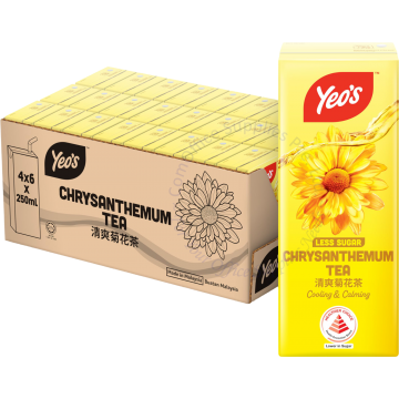 YEOs PACKET DRINKS (250MLx24s) - CHRYSANTHEMUM TEA