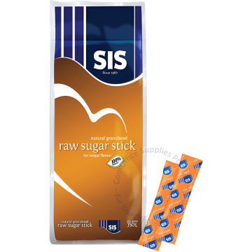 SIS BROWN RAW SUGAR STICK (3.5Gx100s)