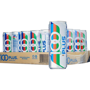 100 PLUS ISOTONIC CAN DRINKS (325MLx24s)