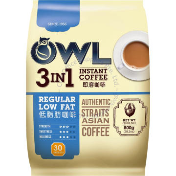 OWL 3-IN-1 INSTANT COFFEE (20Gx30s) - REGULAR LOW FAT