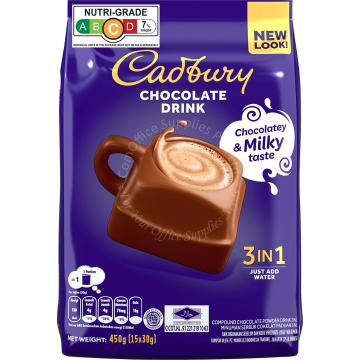CADBURY HOT CHOCOLATE 3-IN-1 DRINK (30Gx13s)