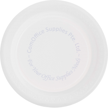 DISPOSABLE PLASTIC PLATE 6" (50s)