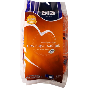 SIS BROWN RAW SUGAR SACHETS (5Gx100s)