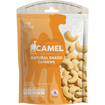 CAMEL NATURAL BAKED CASHEWS 135G