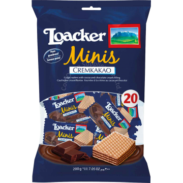 LOACKER CLASSIC MINI CRISPY WAFERS (10Gx20s) - CREMKAKO
