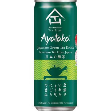 AUTHENTIC TEA HOUSE CAN DRINKS (300MLx24s) - AYATAKA GREEN TEA