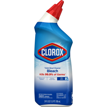 CLOROX TOILET BOWL CLEANER W/BLEACH 709ML - RAIN CLEAN