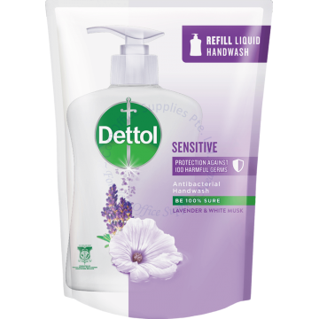 DETTOL ANTI-BACTERIAL HAND SOAP REFILL 225ML - SENSITIVE
