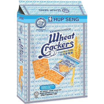 HUP SENG CRACKERS (22.5Gx10s) - WHEAT