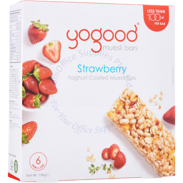 YOGOOD MUESLI BAR (23Gx6s) - STRAWBERRY