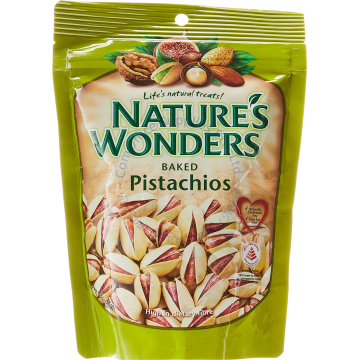 NATURE'S WONDERS - BAKED PISTACHIOS 200G