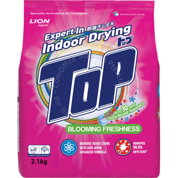 TOP DETERGENT POWDER 2.1KG - BLOMMING FRESHNESS