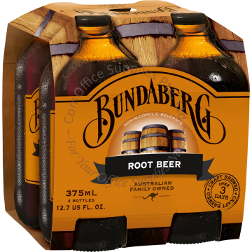 BUNDABERG BOTTLE DRINK (375MLx4s) - ROOT BEER