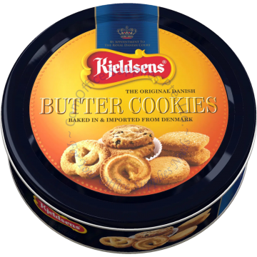 KJELDSENS COOKIES TIN 454G - BUTTER