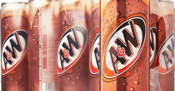 A&W CAN DRINKS (330MLx12s) - SARSAPARILLA ROOT BEER